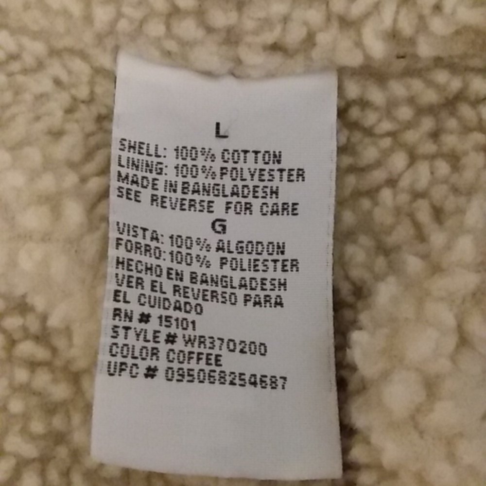 Wrangler Green Insulated Vest for Outdoor Adventures Size Large - Picture 6 of 6